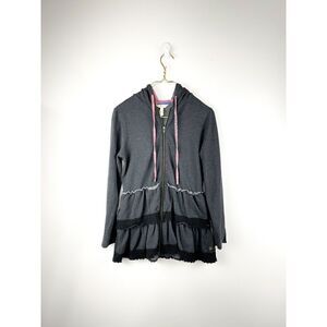 Matilda Jane Wise And Wonderful Ruffle Sweater Hoodie Women’s Size XS